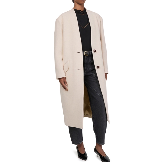 Isabel Marant Etoile Florane Jakke, Ecru 